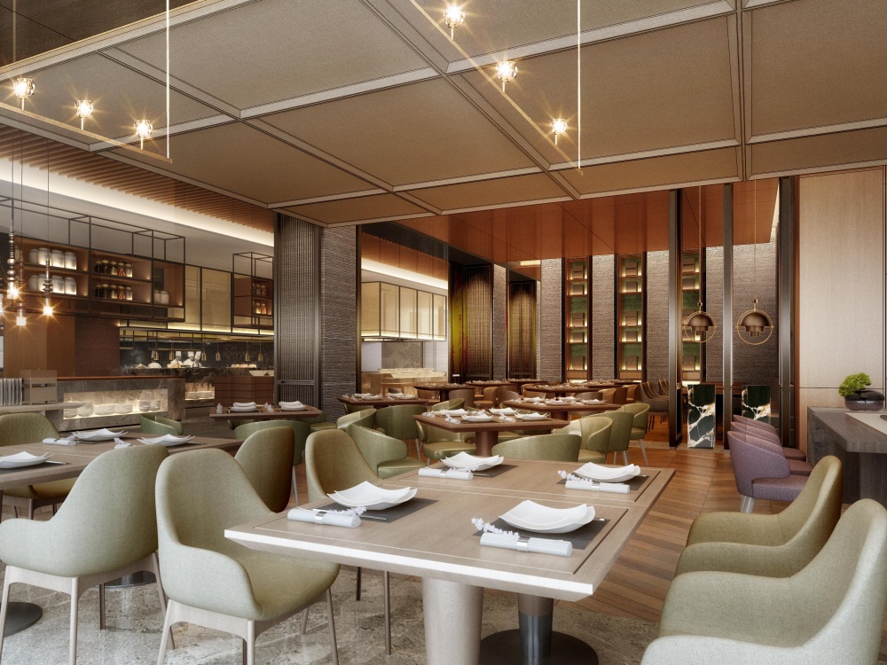 Neo-Chinese Boutique Hotel Rendering